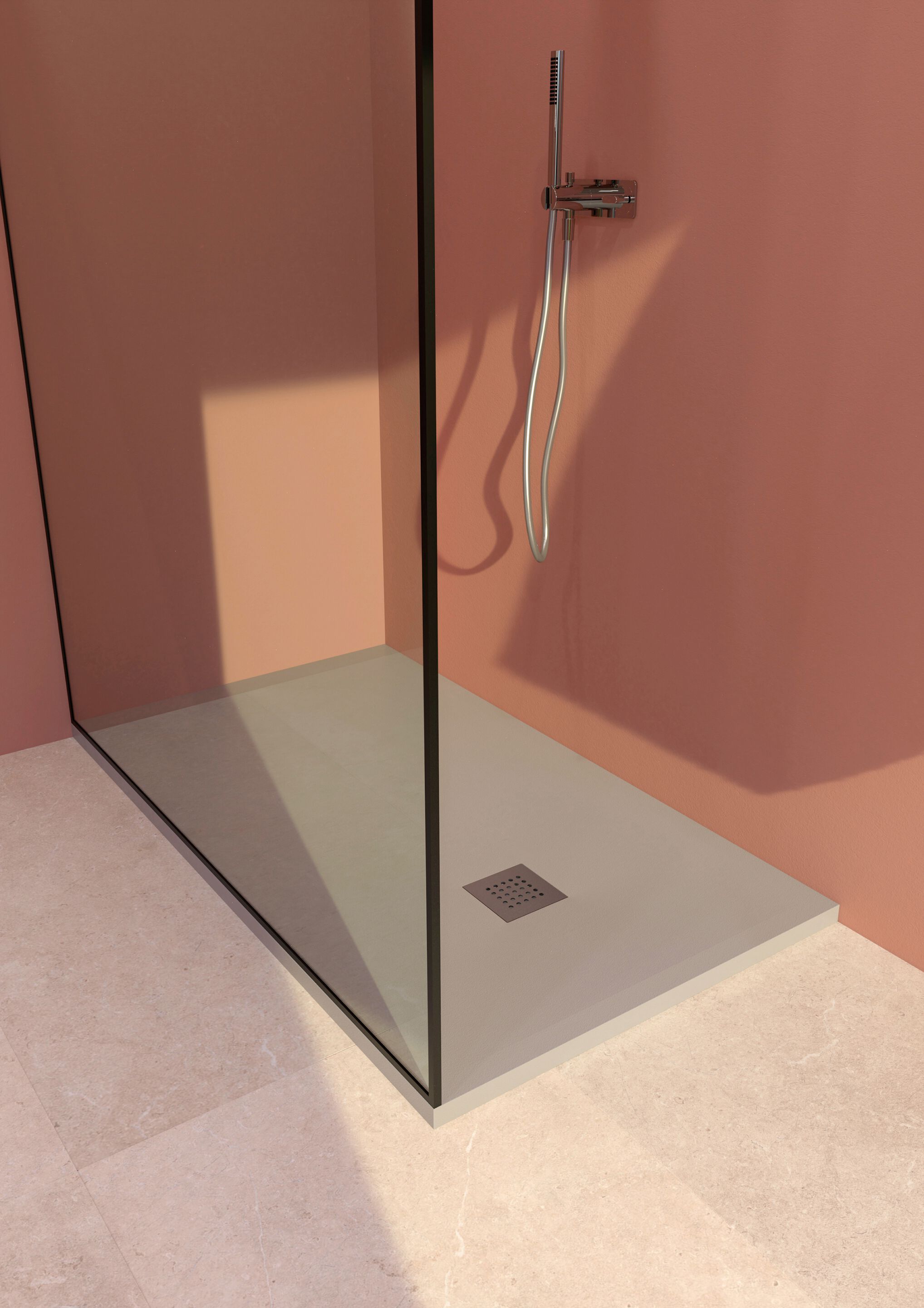 Керамический нескользящий поддон для душа Ceramica Flaminia CM3 ARCH-00068330 - Вид №2