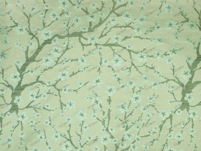 Gancedo Бархатная ткань с цветочными мотивами Sakura Te0723-002-135