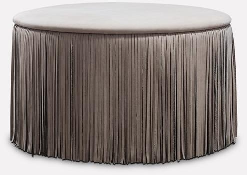 MORADA Круглый пуф из нубука Taglia Taglia otr - Вид №1