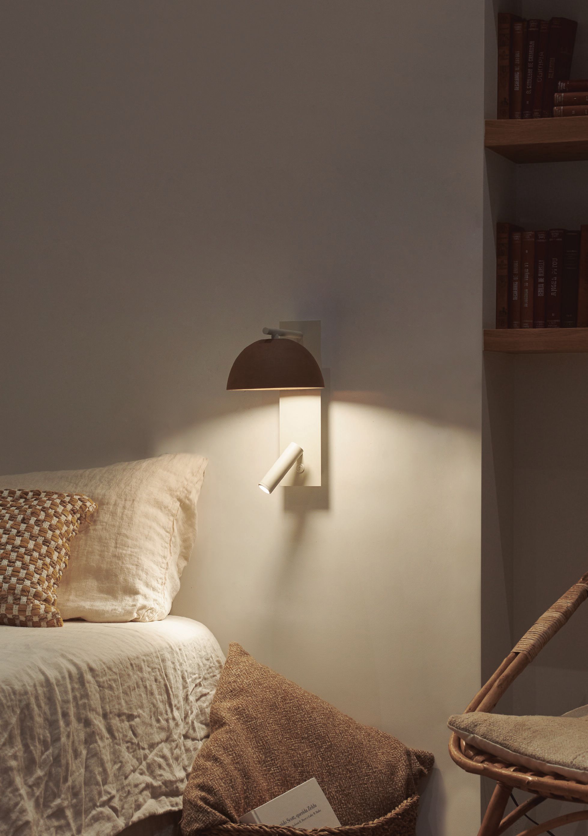 Металлический и терракотовый светодиодный настенный светильник luxcambra Absis ARCH-00067345 - Вид №3