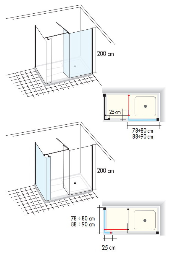 Art. 082/084 Open Air Душевая дверь Box Docce 2B Box Docce 2.B OpenAir 36750 - Вид №1