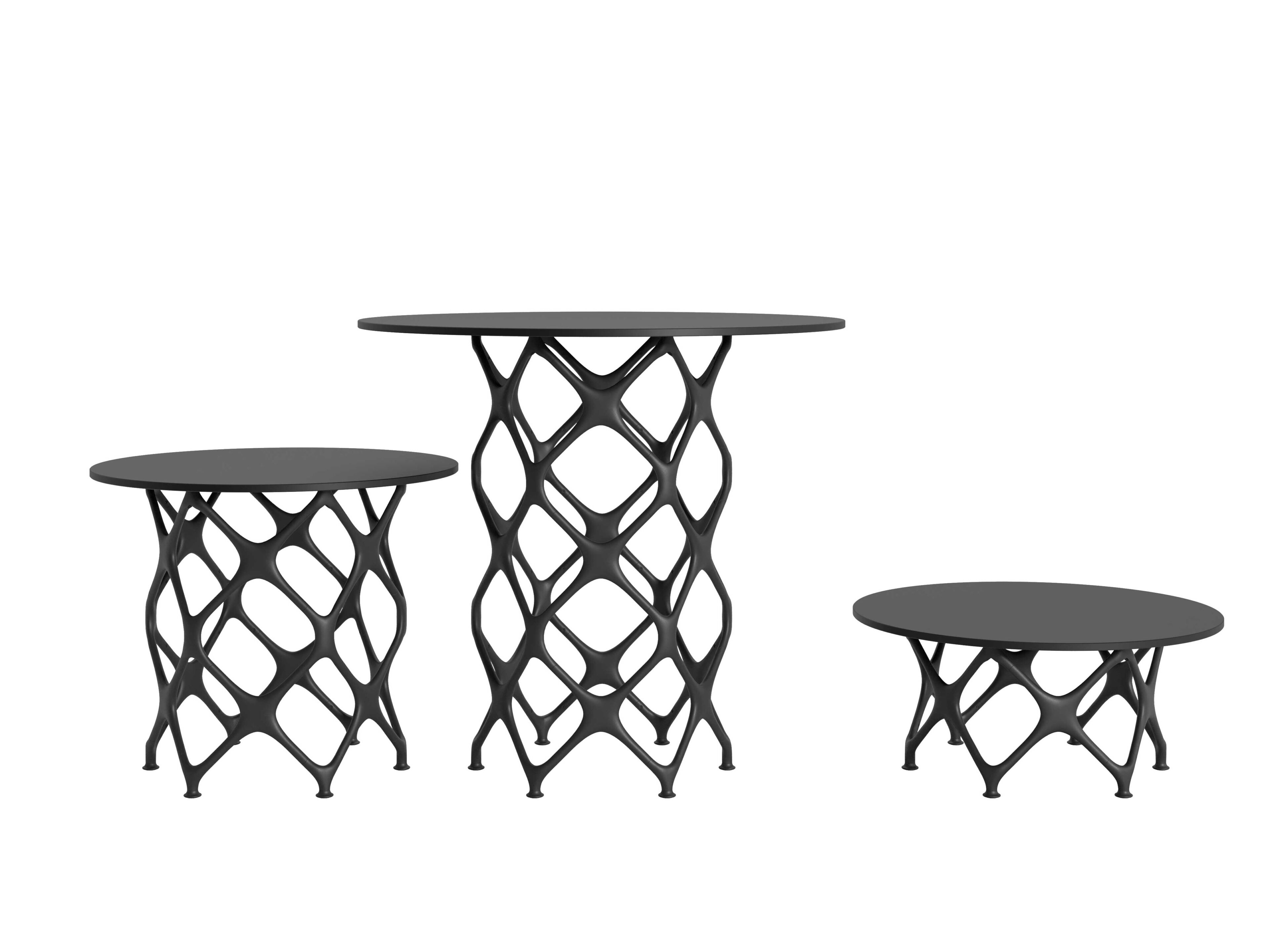 Круглый журнальный столик из ламината CAPPELLINI X TABLE SYSTEM LIDO ARCH-00090708 - Вид №1