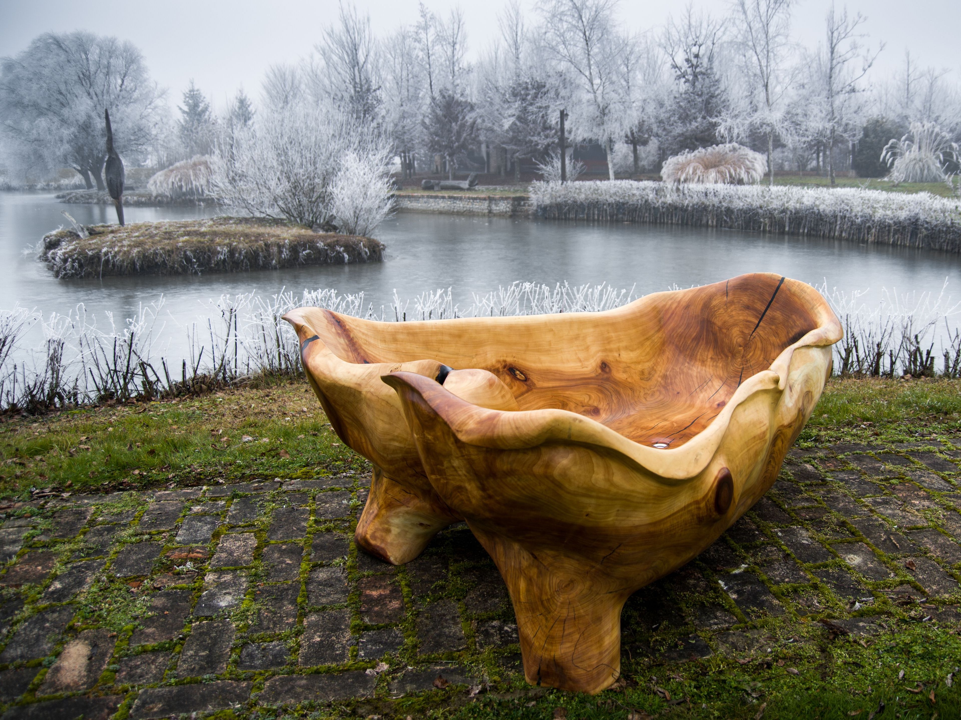Ванна из цельного дерева Logniture BATHTUB ARCH-00019026