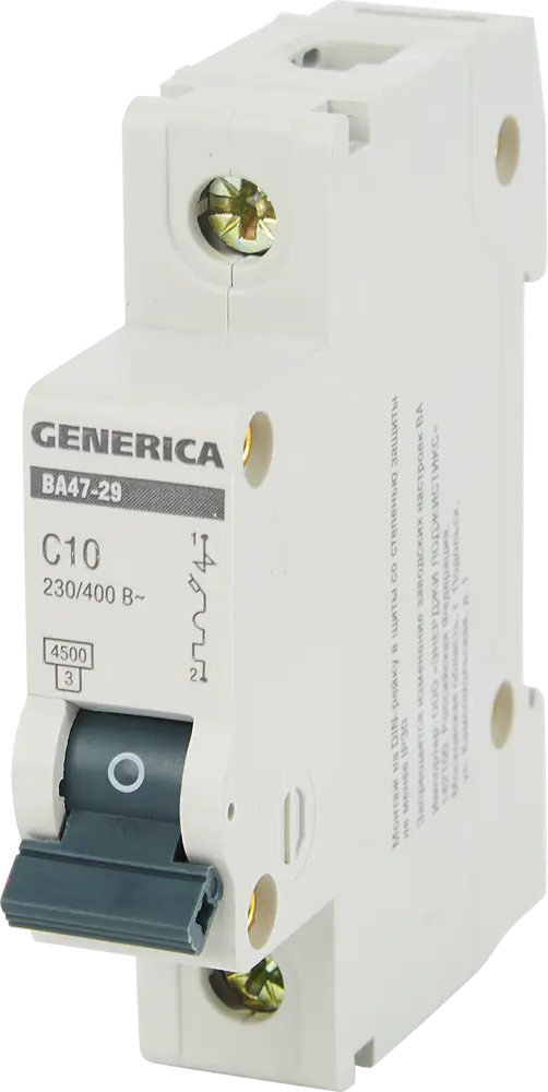 Автоматический выключатель Generica ВА47-29 для защиты электросети 84798295