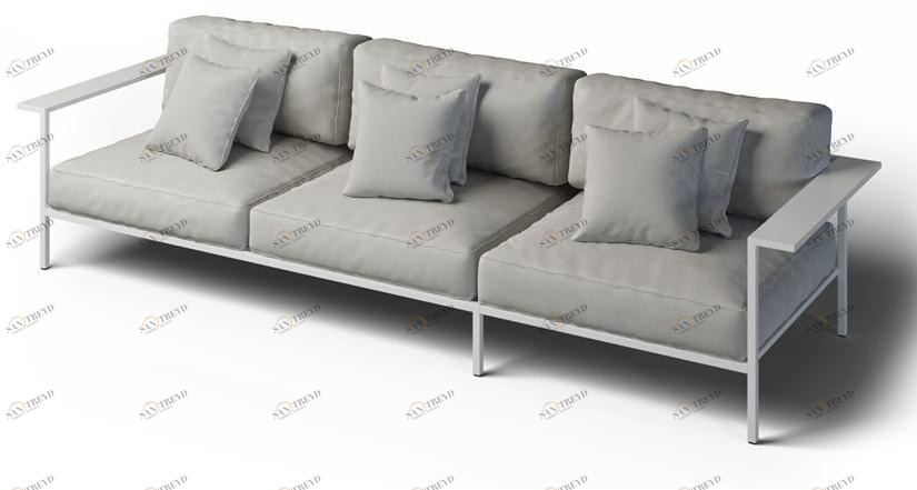 Laubo Садовый диван 3 мест с подлокотниками Cosi sun-id-1453340