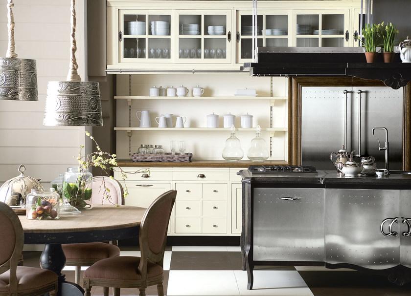 Marchi Cucine Лаковая оборудованная кухня с островом Operà Opera sun-id-1473030 - Вид №1