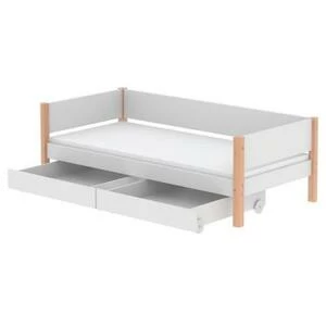 Кушетка Flexa White, 200 см, белая лакированная