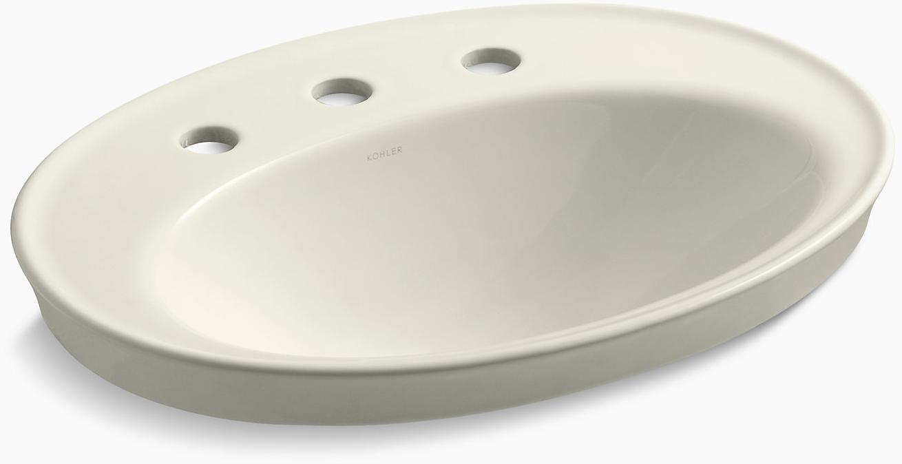 KOHLER Serif Встраиваемая раковина с 8 K-2075-8-96 