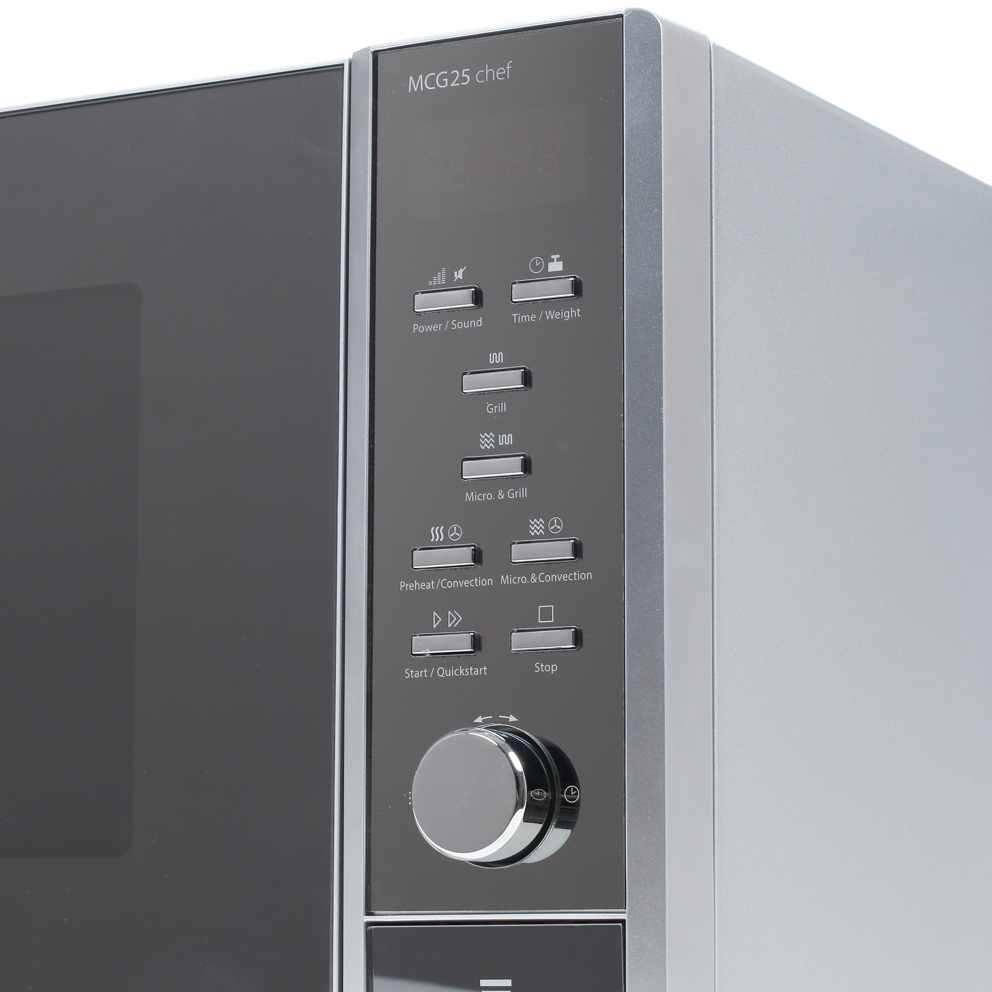 1117021 Микроволновая печь CASO MCG 25 Chef зеркальный, серебристый STDN-0013097 - Вид №3