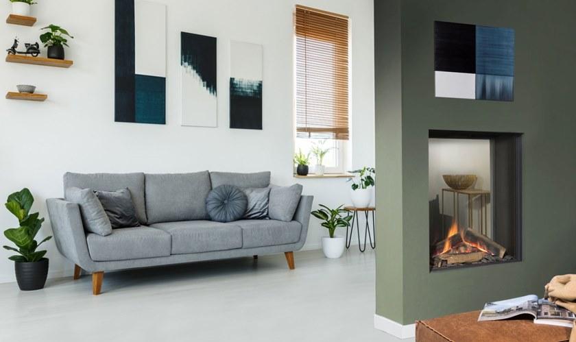 Element4 Газовый камин из стали с панорамным остеклением sun-id-1457500 - Вид №9