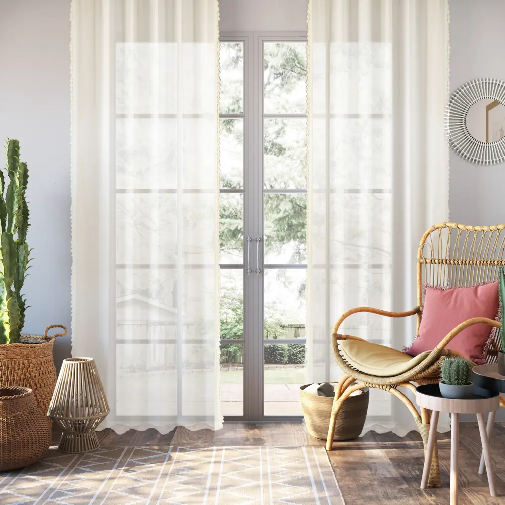 Тюль на ленте Inspire Jenna 200x280 см цвет кремовый 82493299 STLM-2026302  - Вид №5