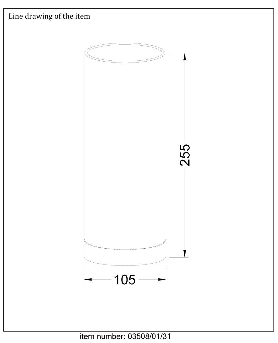 Настольная лампа Lucide Tubi 03508/01/36 LUCIDE КОЛОННА 138786 Серый;хром  - Вид №1