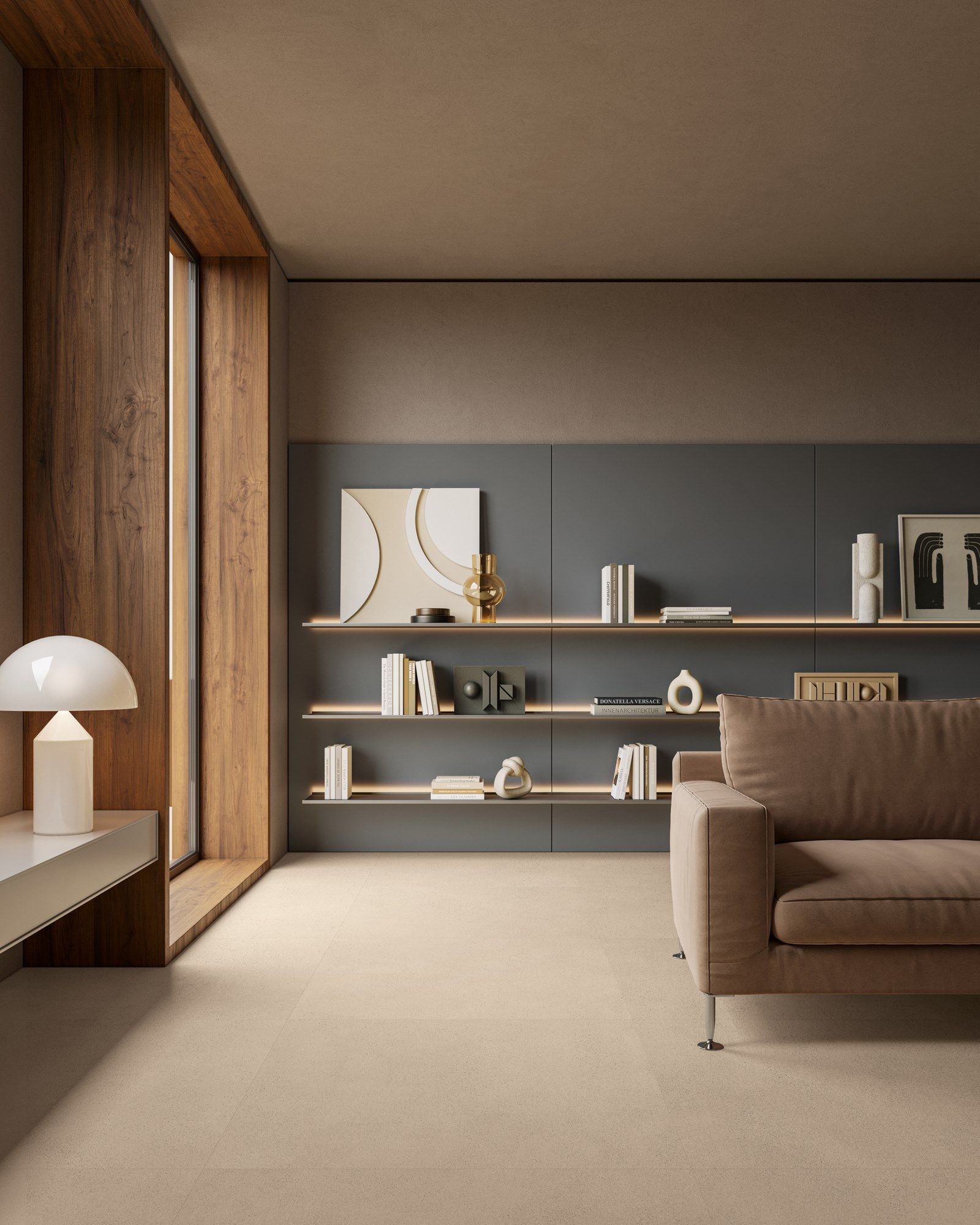 Антибактериальные напольные покрытия для внутренних и наружных работ с цементным эффектом CERAMICA SANT'AGOSTINO Соболь ARCH-00115275 - Вид №1