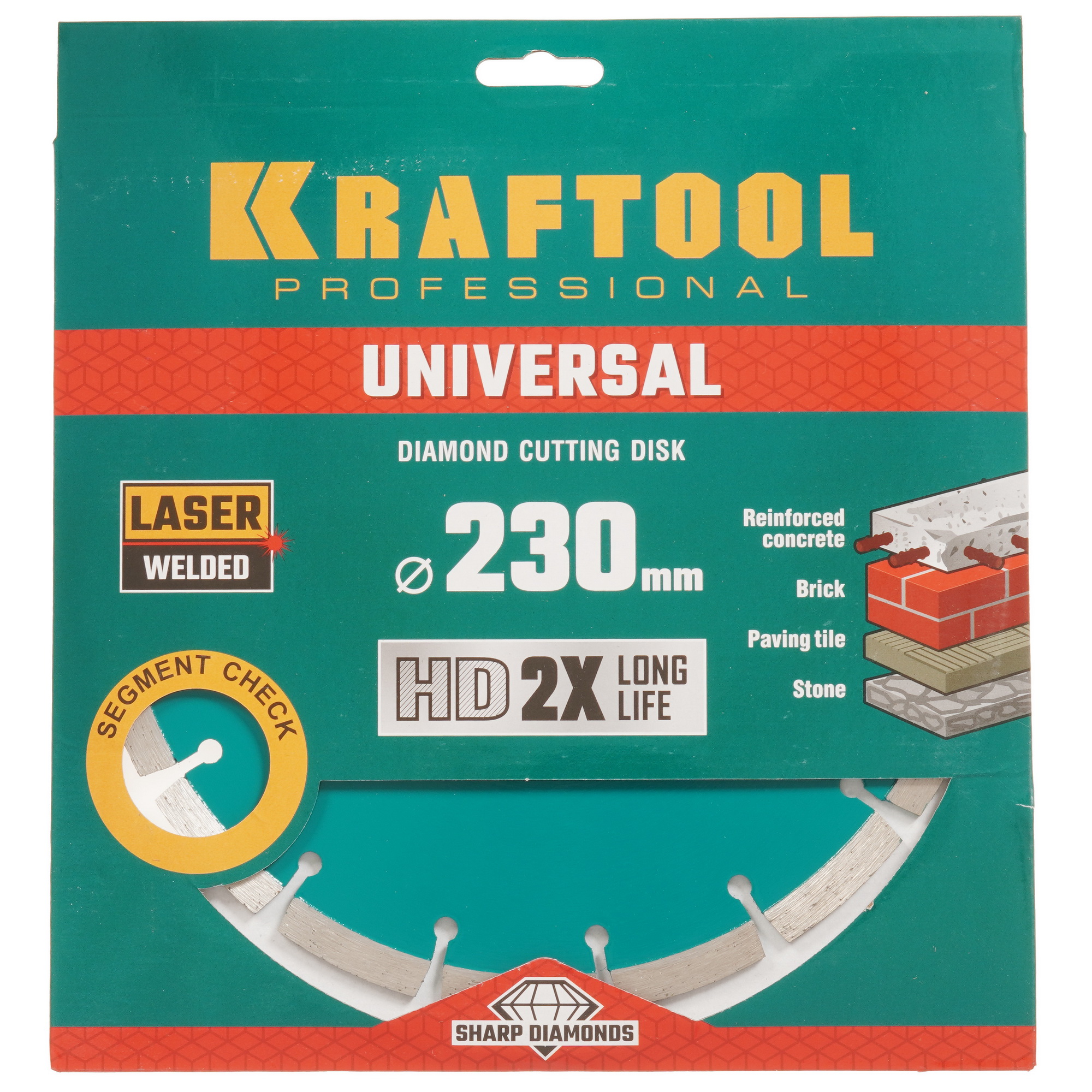 Диск алмазный KRAFTOOL UNIVERSAL 36680-230 5308005 STDN-0091315 - Вид №2