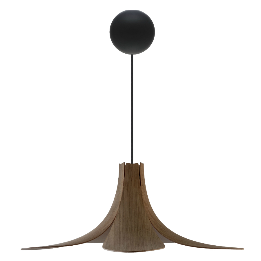 2218 Плафон jazz, шпон дуба, 65х24 см, темно-коричневый UMAGE  - Вид №7