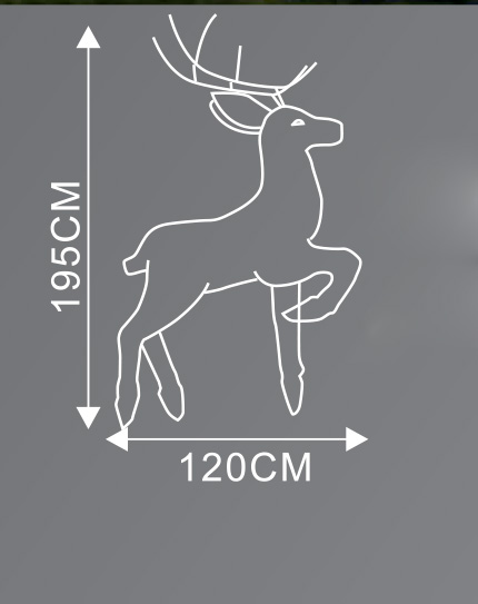 Световая Фигура 3D "Олень - Белый" Мама ELKI СВЕТОВЫЕ ФИГУРЫ 017724 Белый  - Вид №1