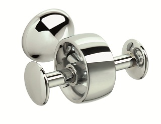 OP13.2(08) Stil Haus Opera, крючок двойной, цвет хром