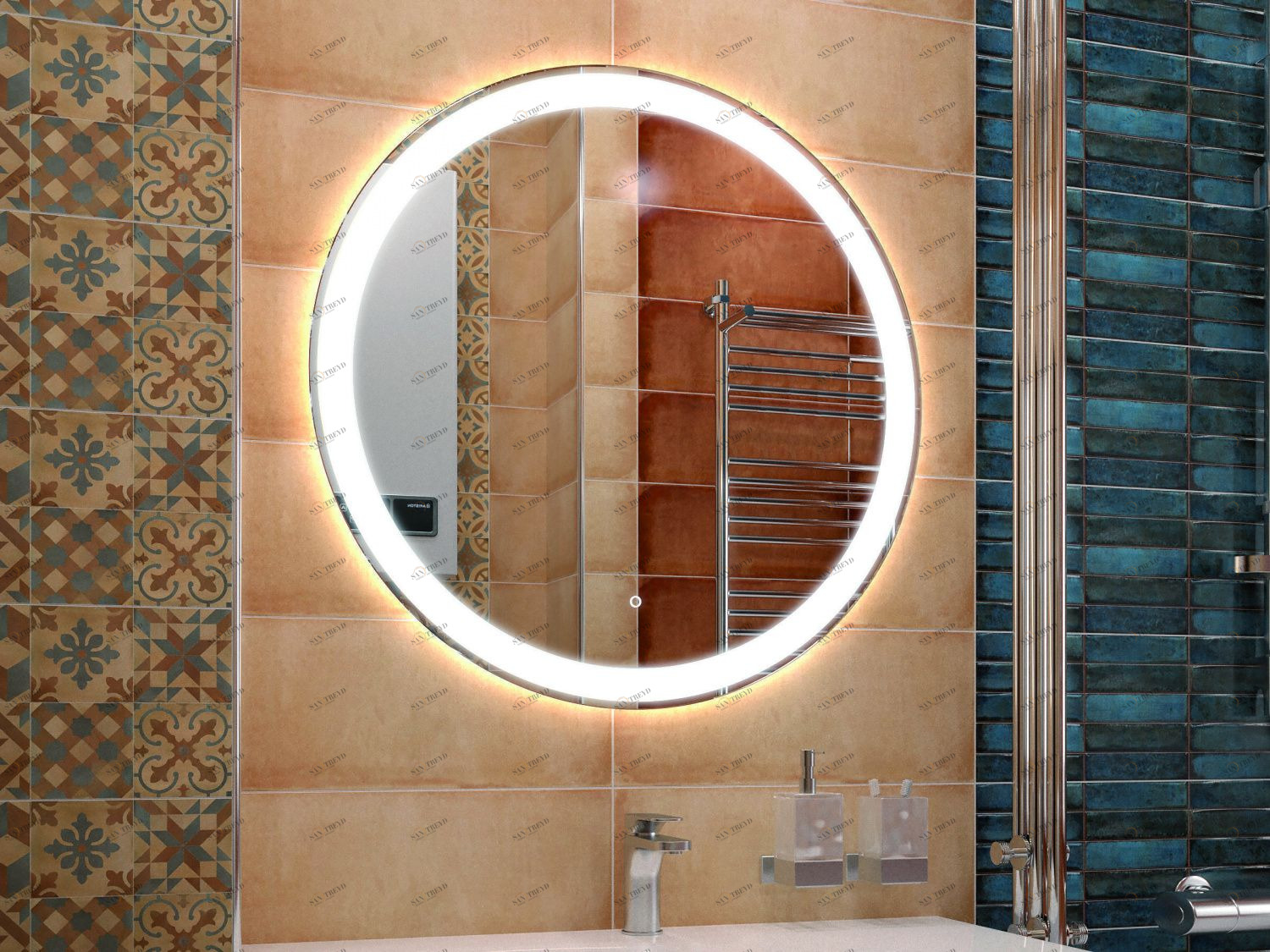 Зеркало с подсветкой ART&MAX Bolzano AM-Boz-645-DS-F 