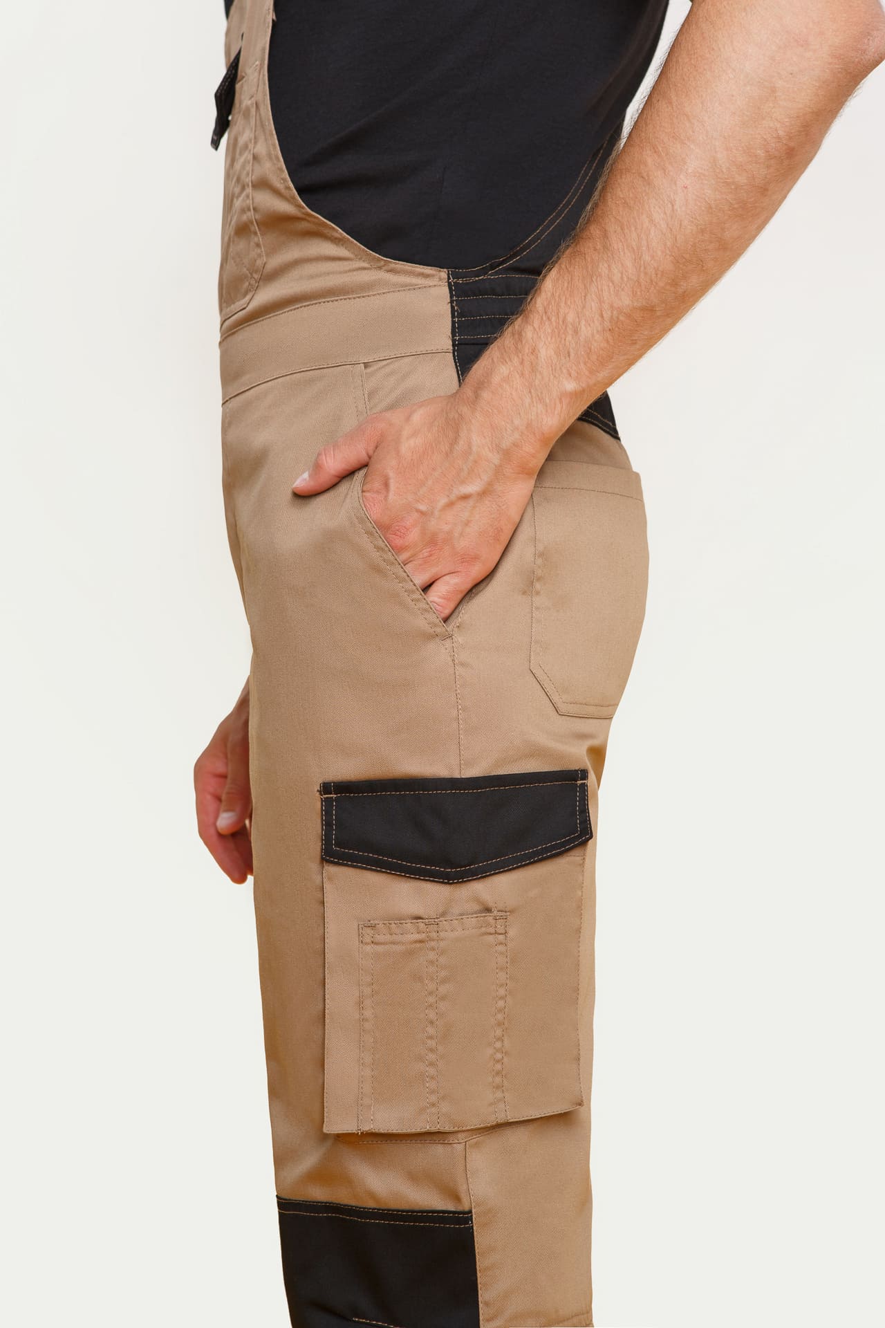 64636 Костюм  NEW 2 бежевый с черным STATUS  Летняя спецодежда  размер 60-62/182-188  - Вид №13