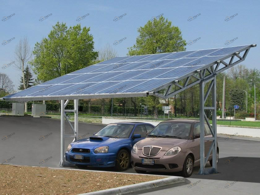 SELVOLINA Стальной навес с фотоэлектрическими панелями sun-id-1399011