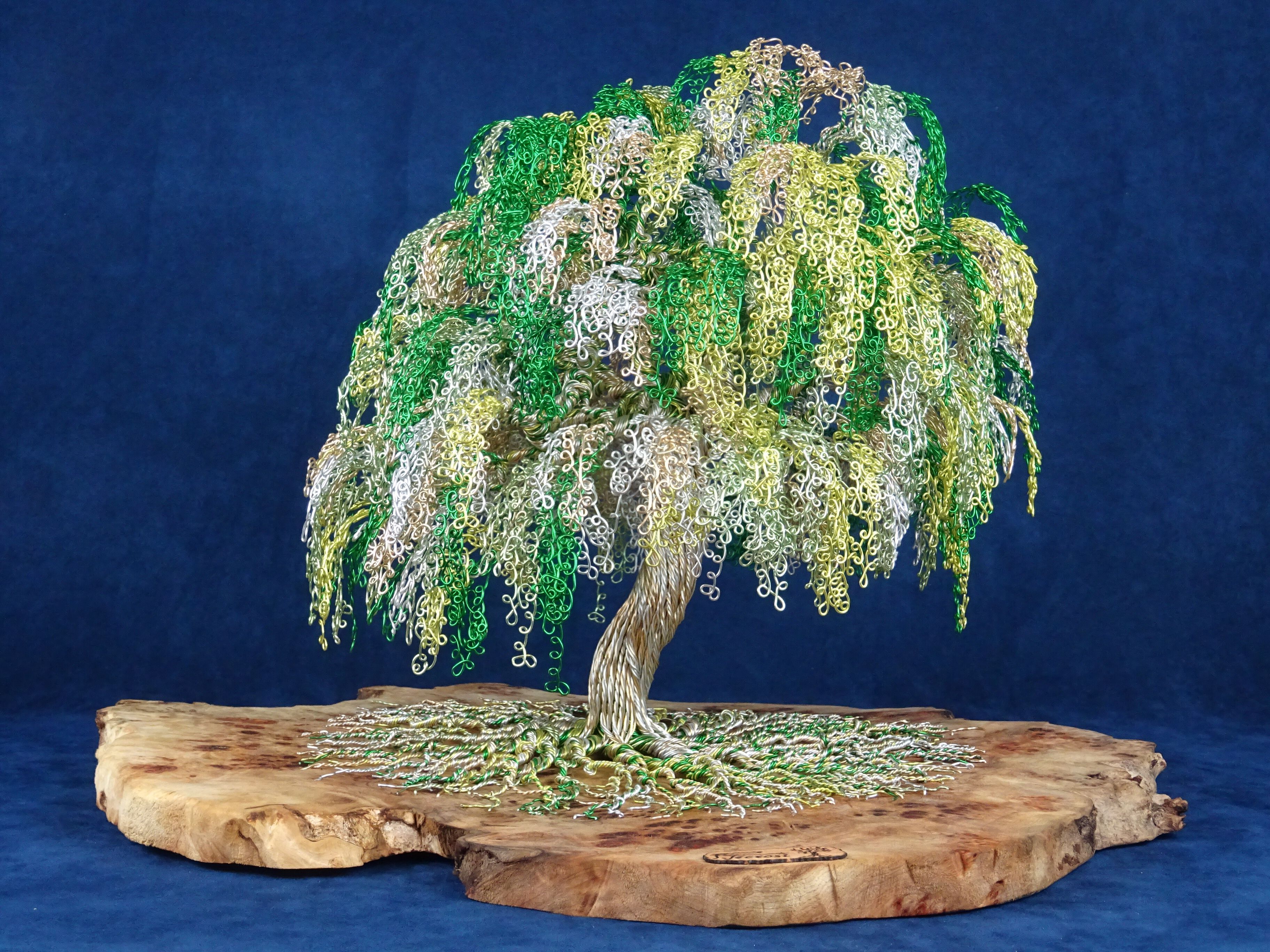 Скульптура из алюминия и дерева Mosche Bianche Zen Bonsai ARCH-00045154