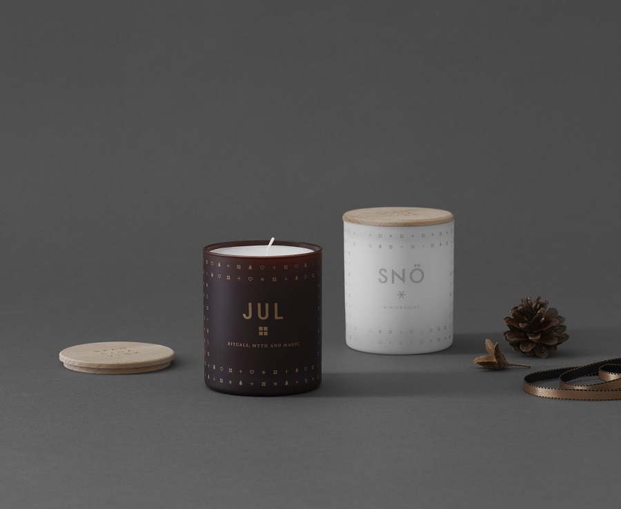 SK1221 Свеча ароматическая jul с крышкой, 200 г S K A N D I N A V I S K  - Вид №2