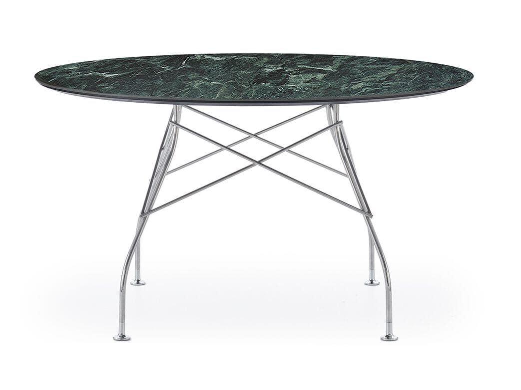 Круглый обеденный стол из керамогранита Kartell GLOSSY ARCH-00051866 - Вид №14