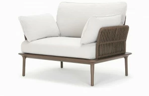 Pedrali Кресло для улицы с переплетенными подлокотниками и спинками Reva twist