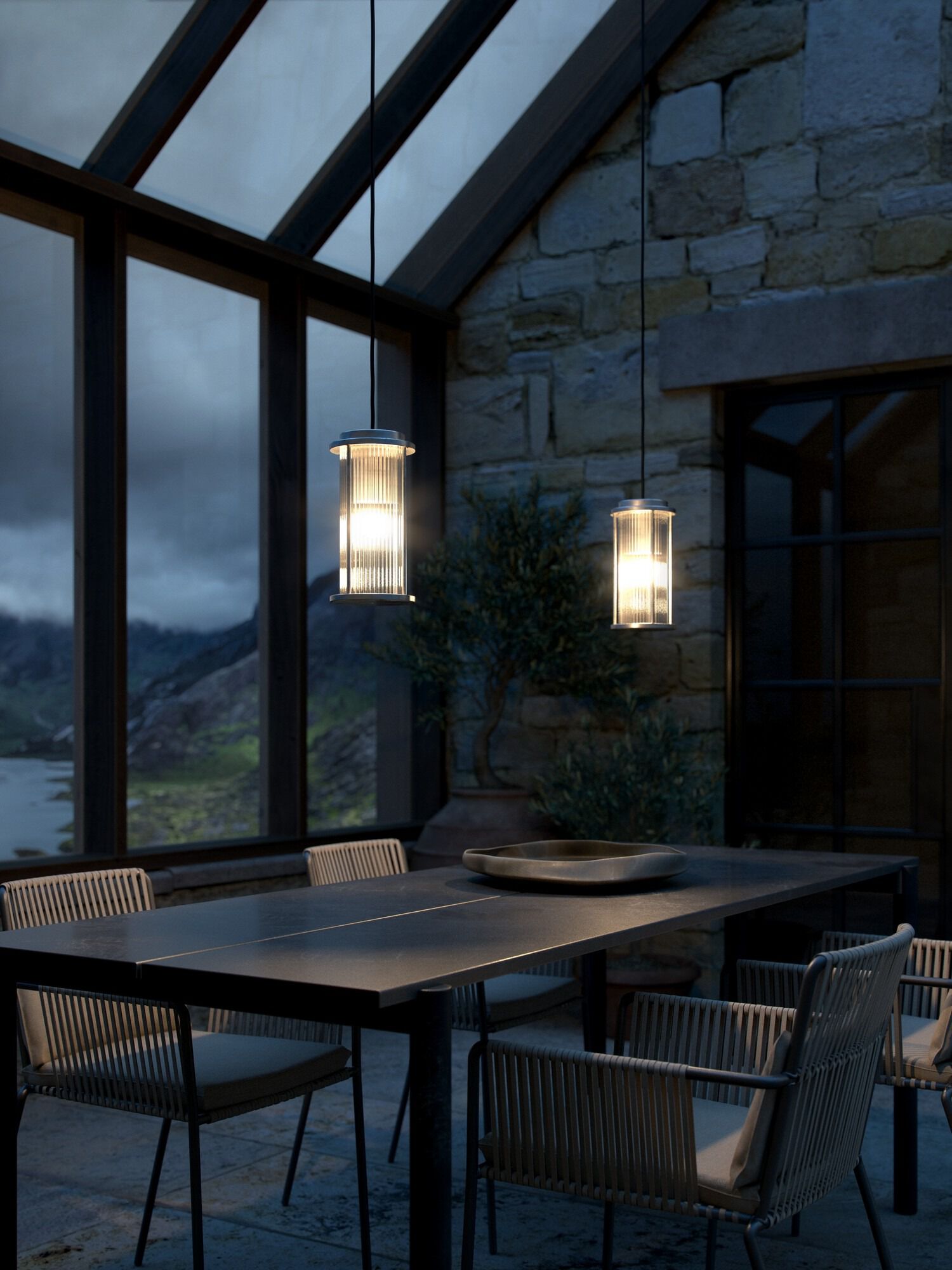 Подвесной светильник из оцинкованной стали Nordlux Linton ARCH-00086214 - Вид №1