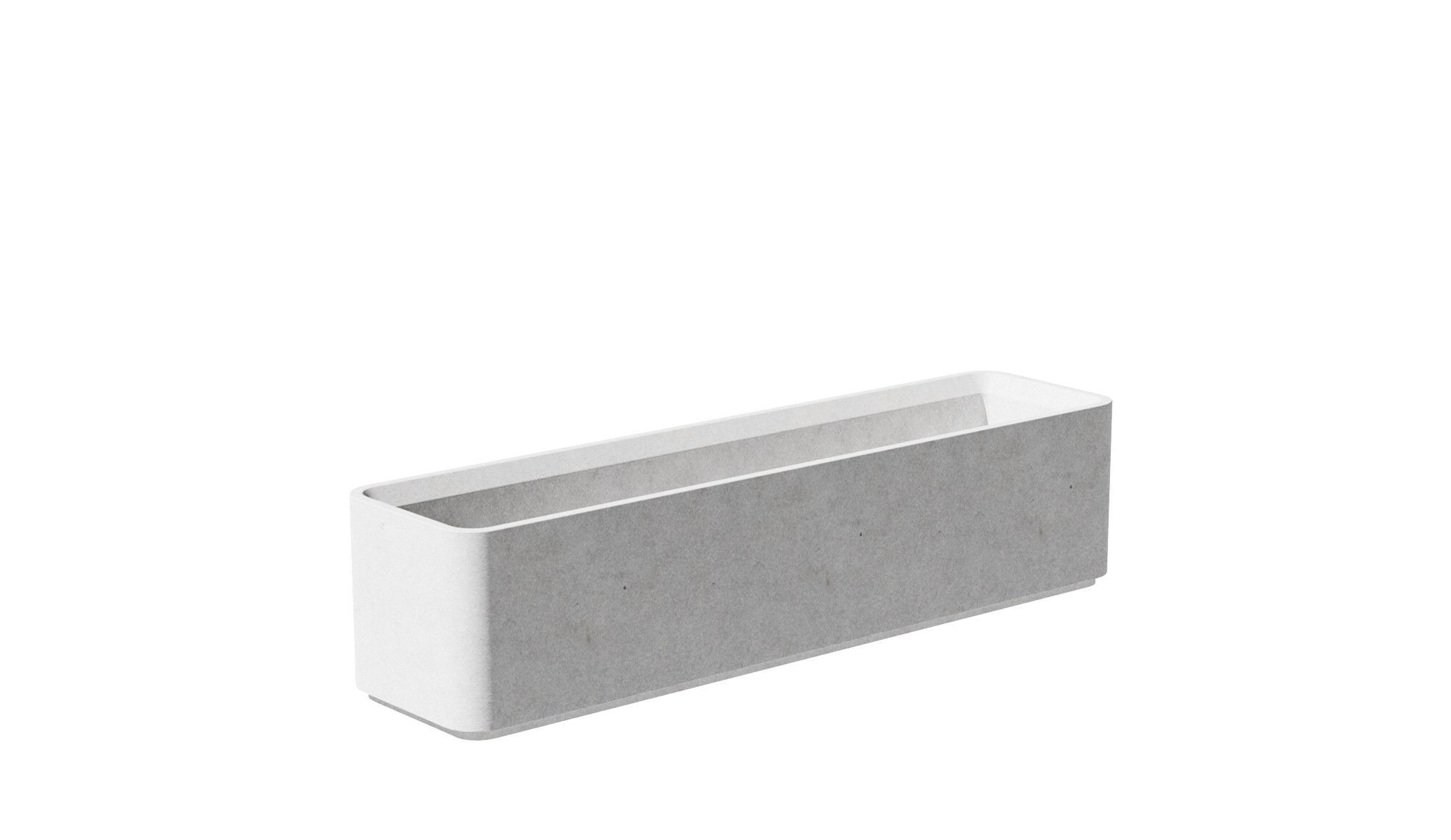 Прямоугольная бетонная плантатор amop ARCH-00054159 - Вид №1