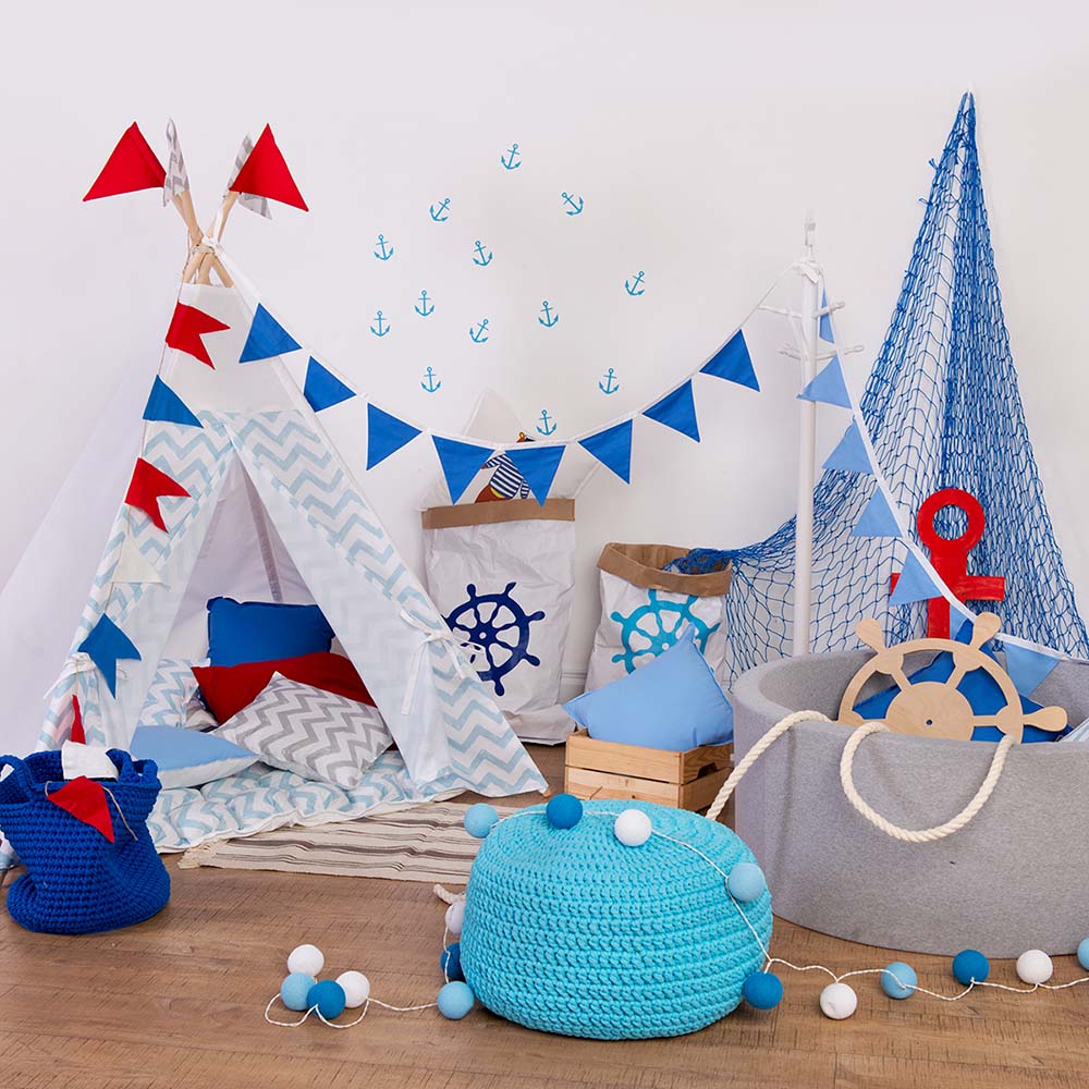 Гирлянда из флажков Navy VAMVIGVAM NAVY 282187 Синий Santreyd - Вид №5