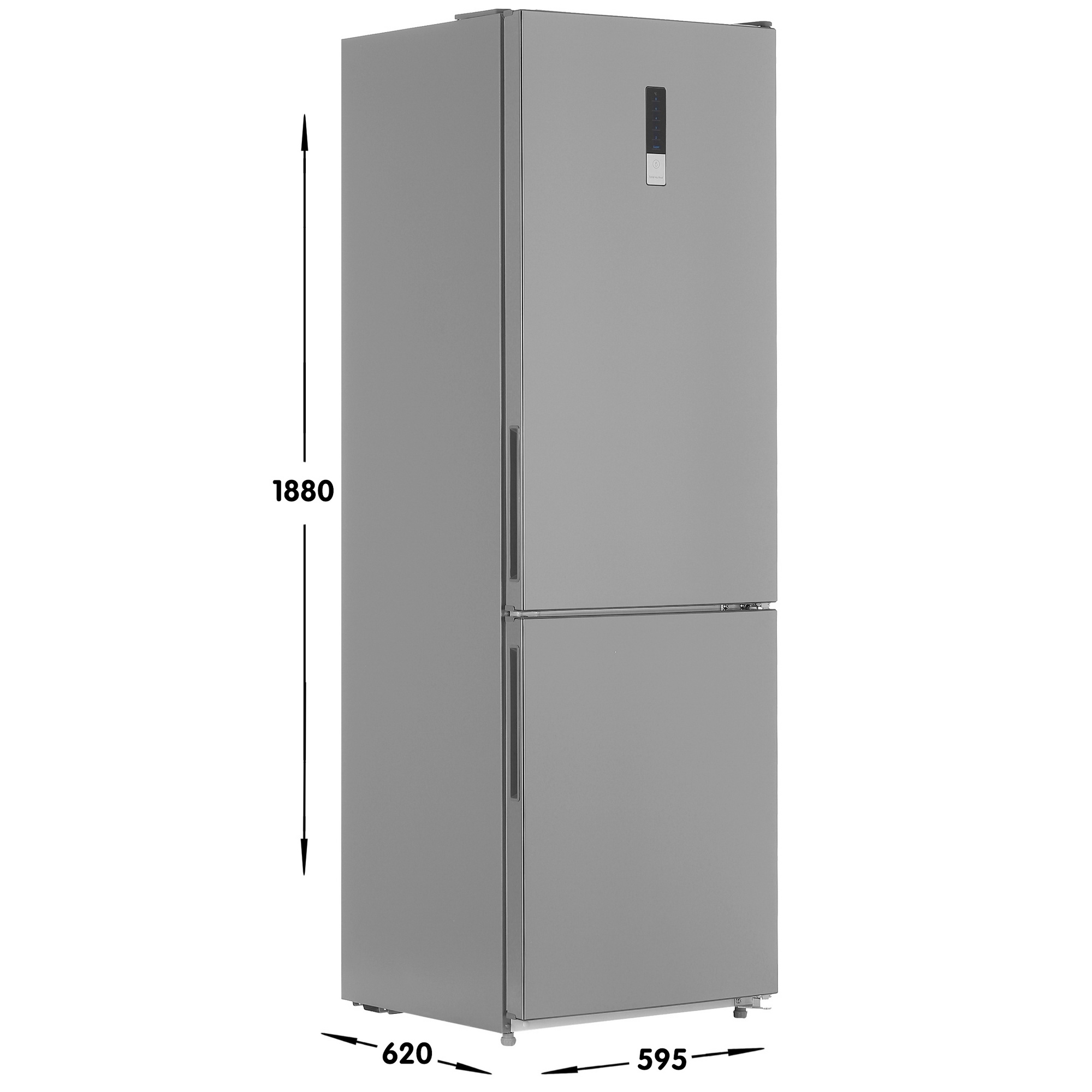 4844542 Холодильник с морозильником   DEXP B430BMA серебристый STDN-0130040 - Вид №6