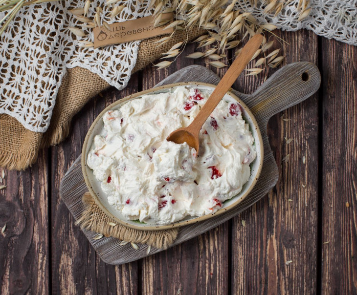 5600 Масса творожная 23% с вишней Вкусляндия  - Вид №1