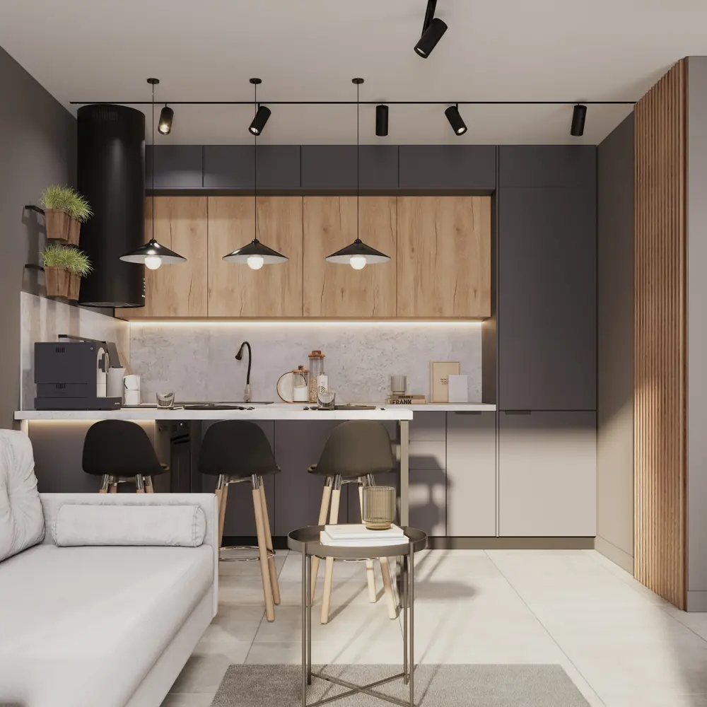 Фасад кухонный DELINIA ID София грей 79.7×38.1 см - матовый серый 85837252 STLM-0065573 - Вид №10