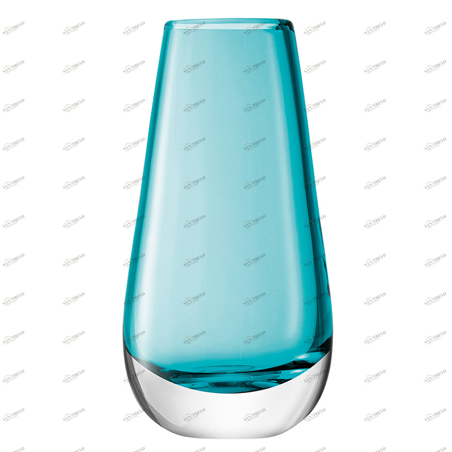 Ваза в форме бутона flower colour 14 см бирюзовая LSA INTERNATIONAL - 253385 Синий 