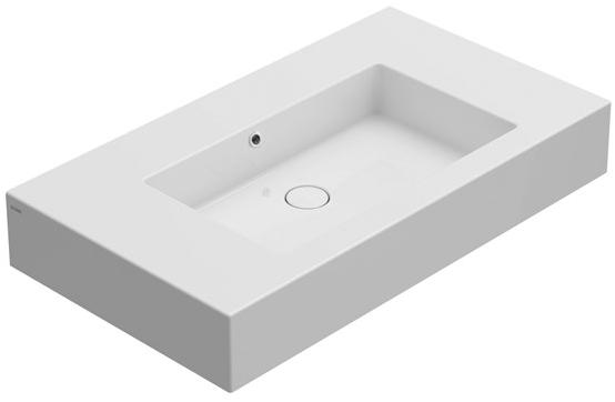 Подвесная раковина настенная овальная Ceramica Globo INCANTHO белая sun-id-1513166 - Вид №5