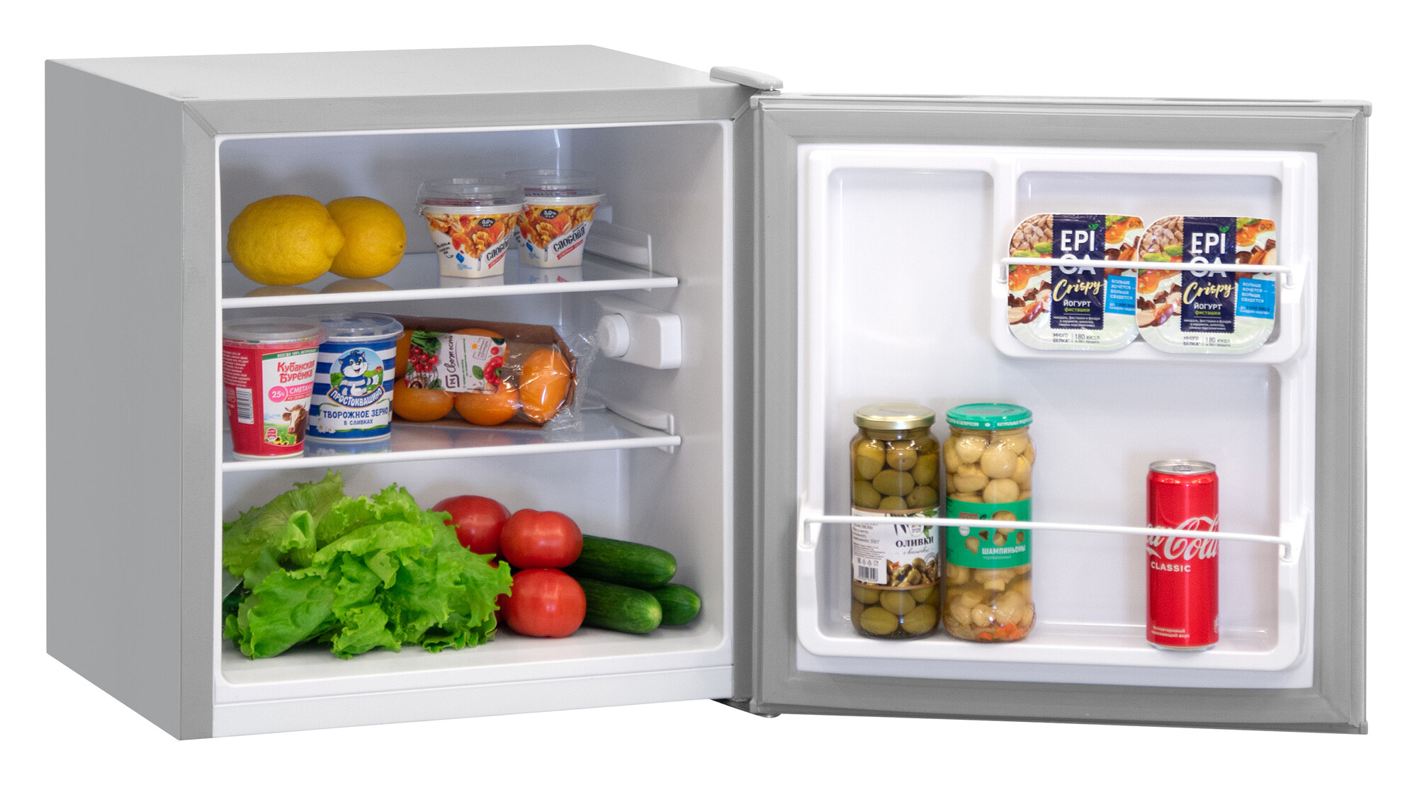 9055866 Холодильник компактный   Nordfrost NR 506 S серебристый STDN-0065077 - Вид №1