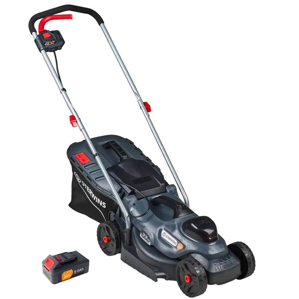 Аккумуляторная газонокосилка Sterwins 33 см с бесщеточным двигателем 82152402 STLM-0020523 - Вид №3