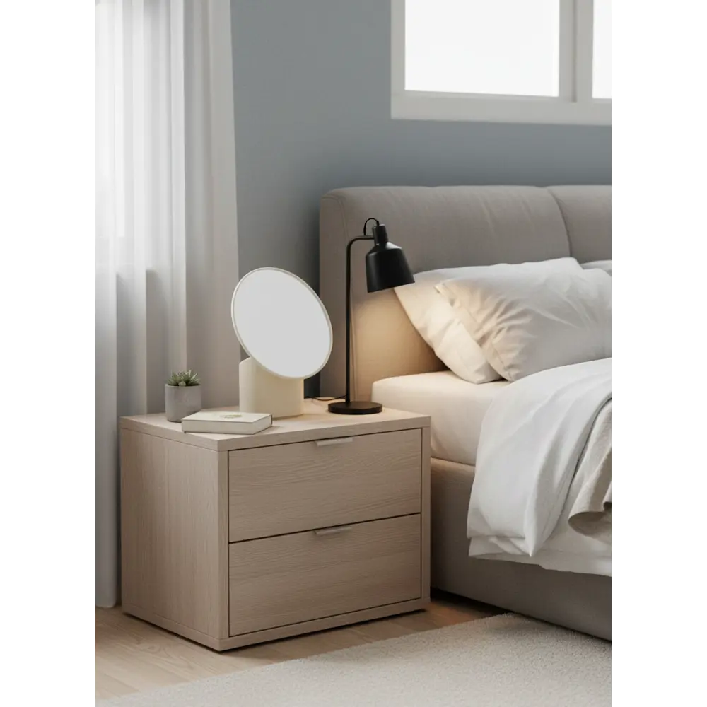 Декоративное зеркало овальное 17x20.5 см пластик цвет бежевый Santreyd STLM-2177049 - Вид №5