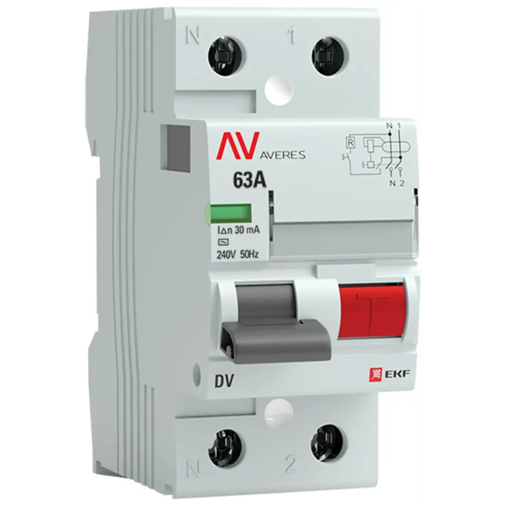 УЗО EKF Averes — защита от токов утечки для дома и офиса 84579896 STLM-0052257