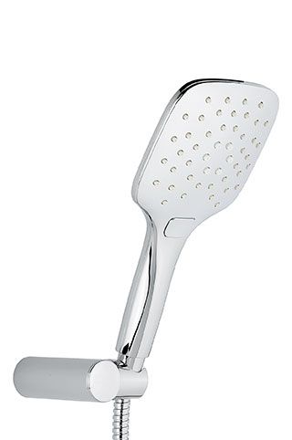 163CR Набор ручного душа 163: шланг 150см. из латуни (C02706А), двухрежимная лейка, цвет хром EMMEVI 