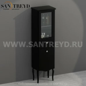 PS38DCA Напольный шкаф с правым открывание двери 177 см цвет Графит Globo Paestum Италия