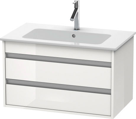 KT642905151 Тумбочка подвесная Ketho #KT6429 800 x 475 мм Сосна коричневая, декор Duravit - Вид №2
