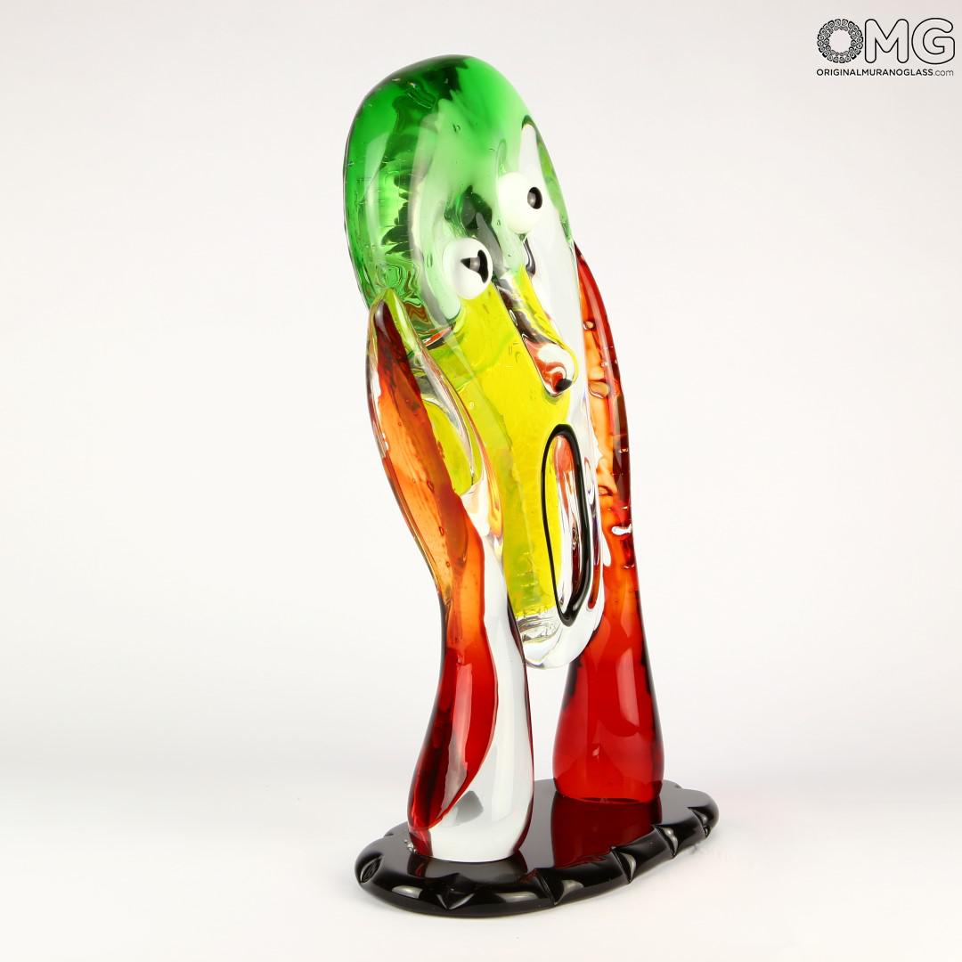 2605 ORIGINALMURANOGLASS Скульптура Крик - по мотивам Мунка - Original Murano Glass OMG 28 см PICASSO - Вид №1