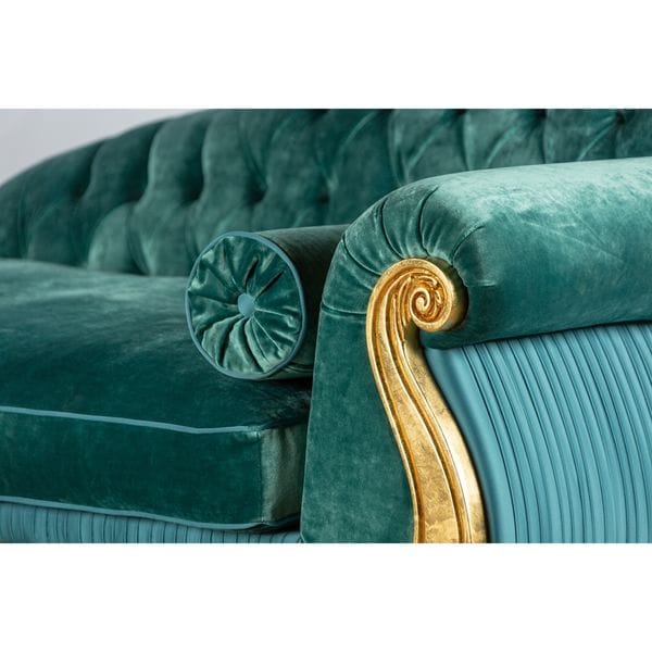 Кушетка Stradivari прямая изумрудная UNICO ДИЗАЙНЕРСКИЕ 249009 Зеленый  - Вид №2