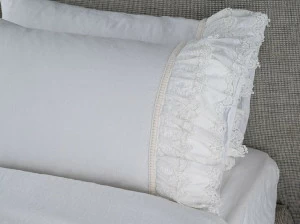 LA FABBRICA DEL LINO Наволочка из льняной ткани Decor