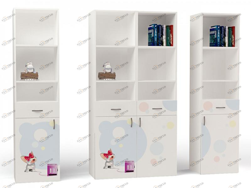 Стеллаж узкий ABC-KING Molly левый 4631147957399