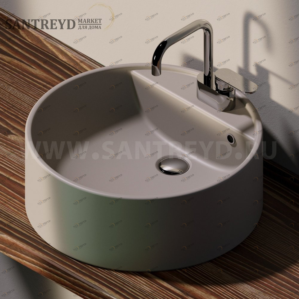 5050C1019 Накладная раковина на столешницу  круглая Ceramica Flaminia Twin