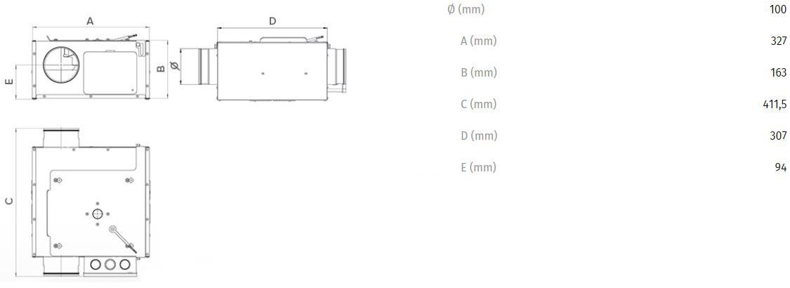 Vortice Центробежный канальный вентилятор Ca in-line 16250 - Вид №4
