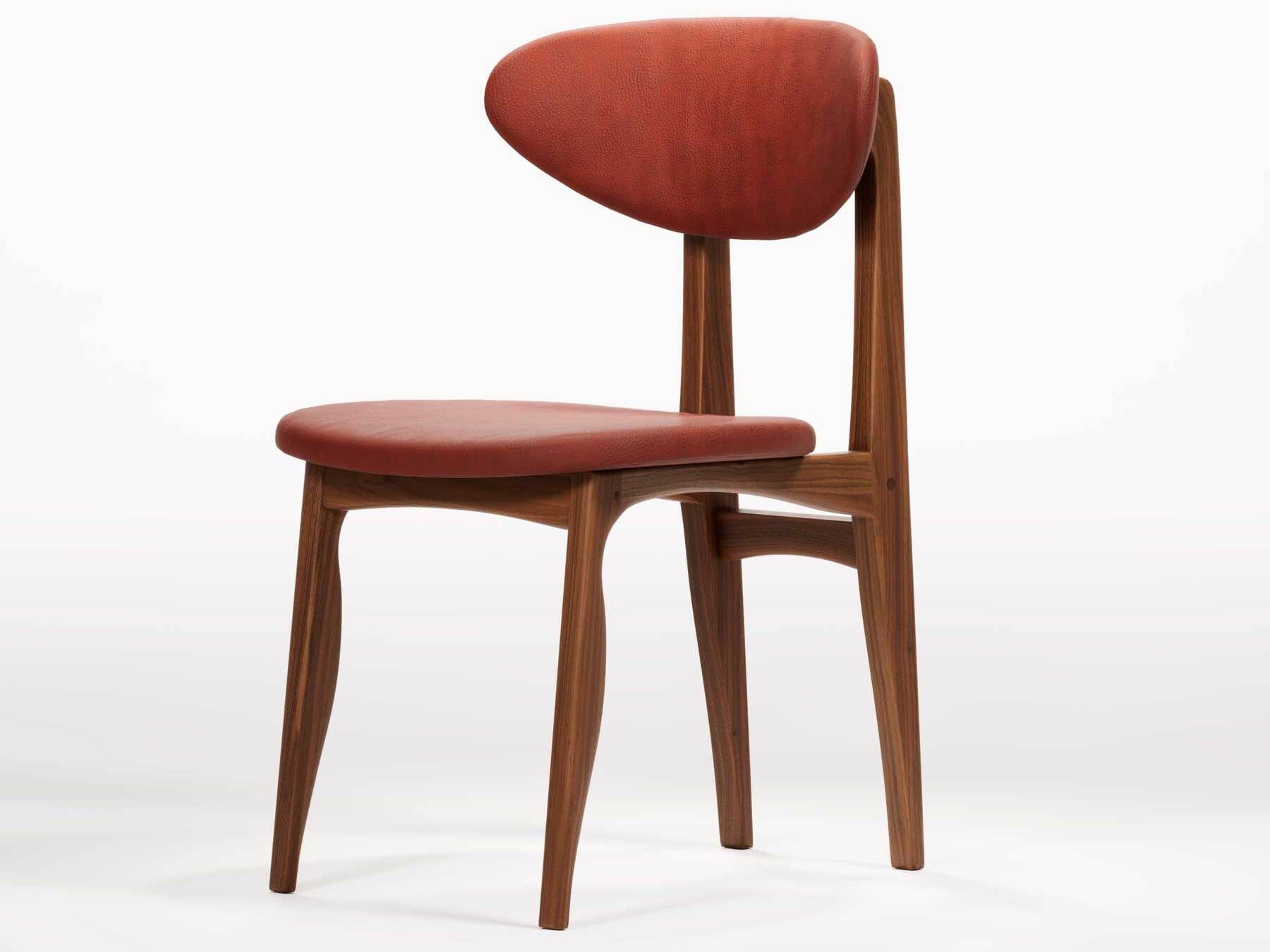 Кожаный стул с открытой спинкой и деревянной рамой Wewood DEGAS ARCH-00046397 - Вид №17